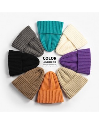 Gorros de punto de otoño e...