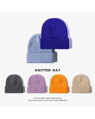 Gorro de punto a la moda...