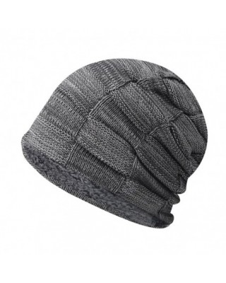 Gorro de punto a cuadros de...